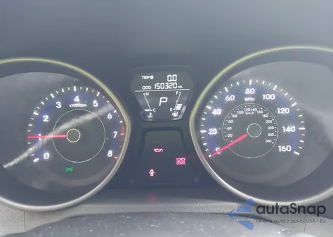 2013 Hyundai Elantra Limited z USA, uszkodzony, nr VIN 5NPDH4AEXDH195996